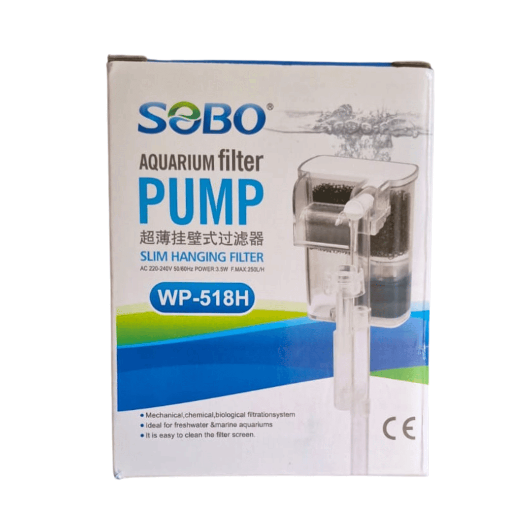 SOBO Aquarium Filter Pump | Slim Hanging Filter