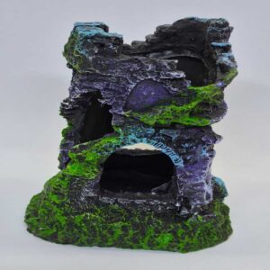 Rocky Cave Tower Aquarium Ornament
