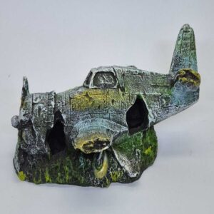 Sunken Aeroplane Aquarium Ornament