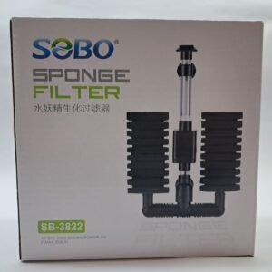 Double Sponge Filter with and without Pump